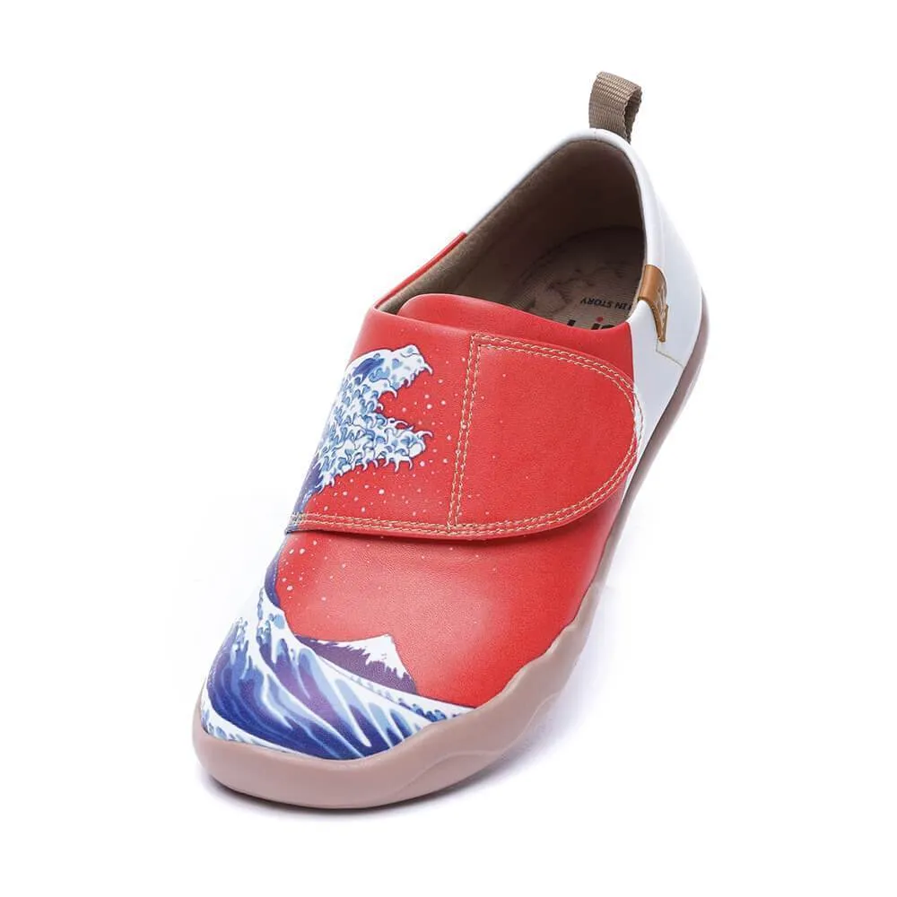 -Wavy Monster- kids Art Painted Fashion Shoes