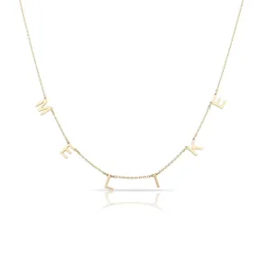 14k Gold Name Necklace