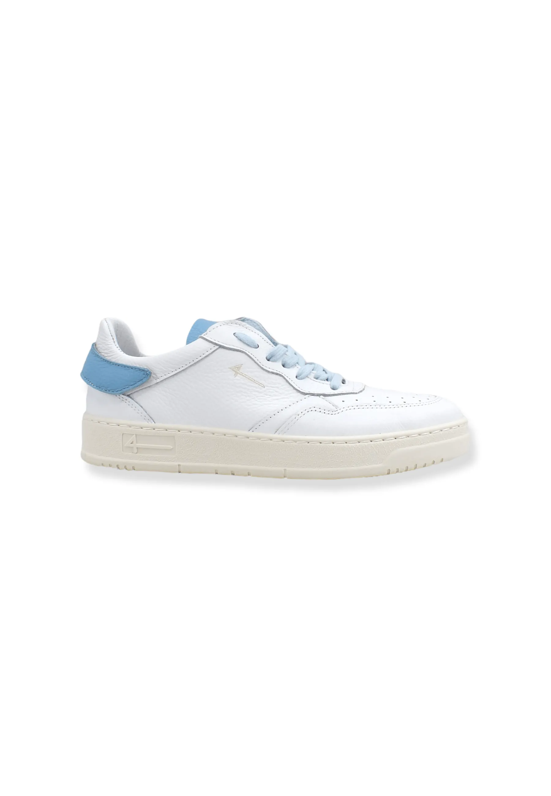 4LINE Fourline Sneaker Low Max Bianco Celeste X03