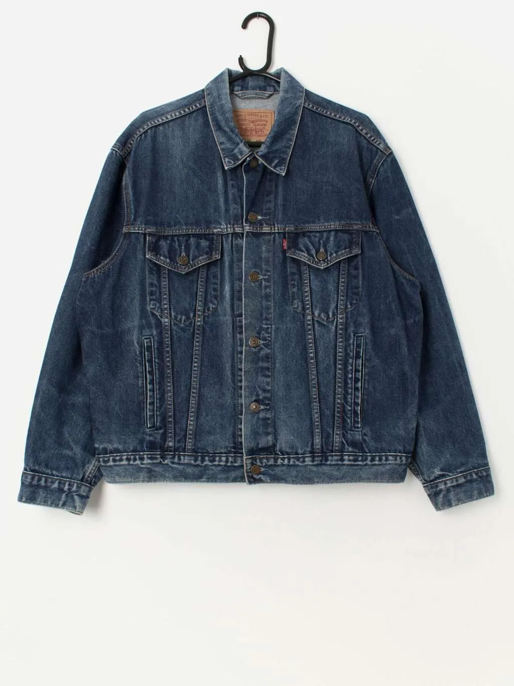 90s vintage Levis denim jacket in blue, 70503 02 – XL