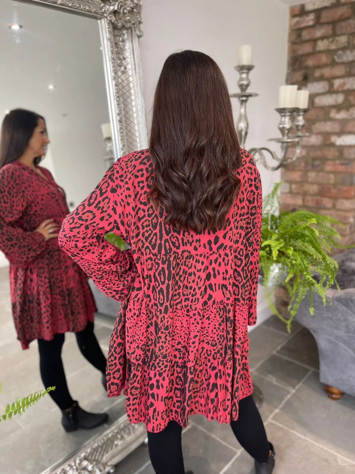 Animal Print Tunic Willow