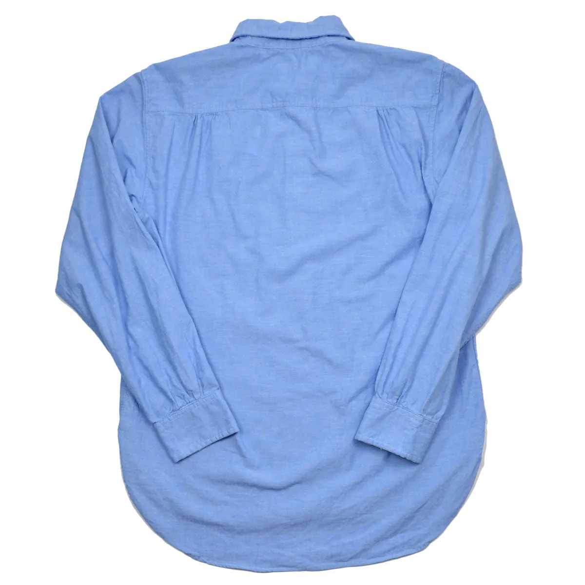 Arpenteur - Grand-Père Popover Shirt - Blue Chambray