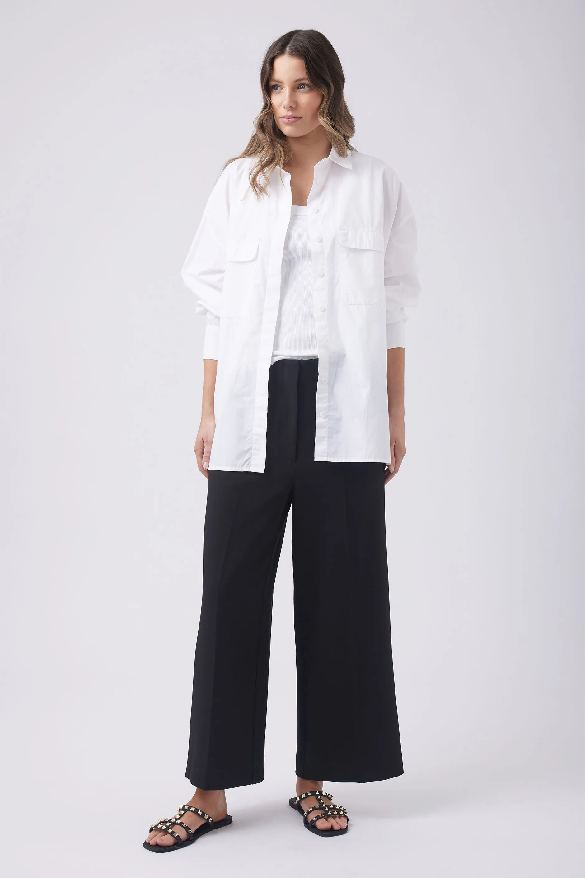 Ashton Crop Wide Leg Pant