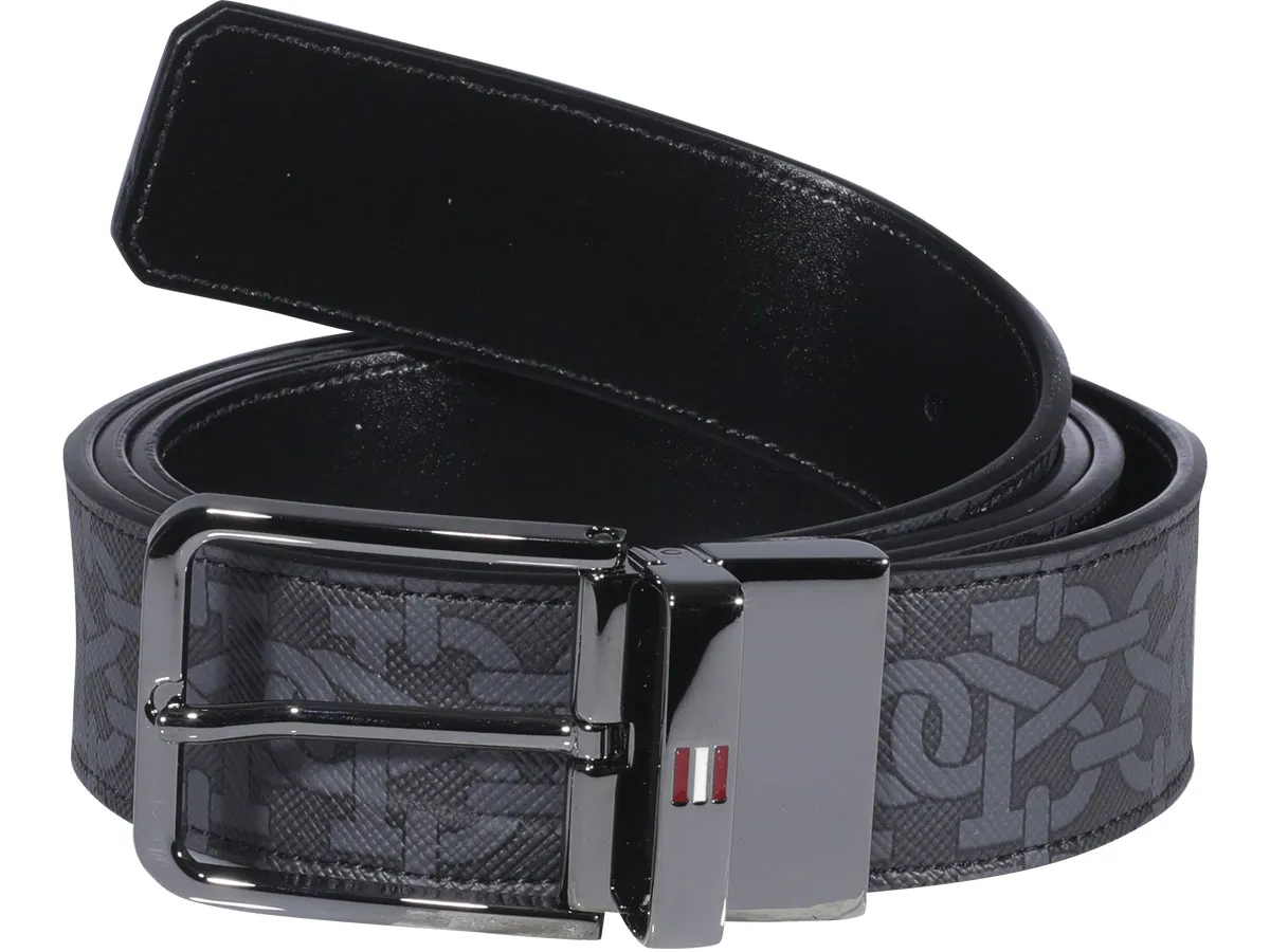 Bally Logo Buckle Reversible Belt