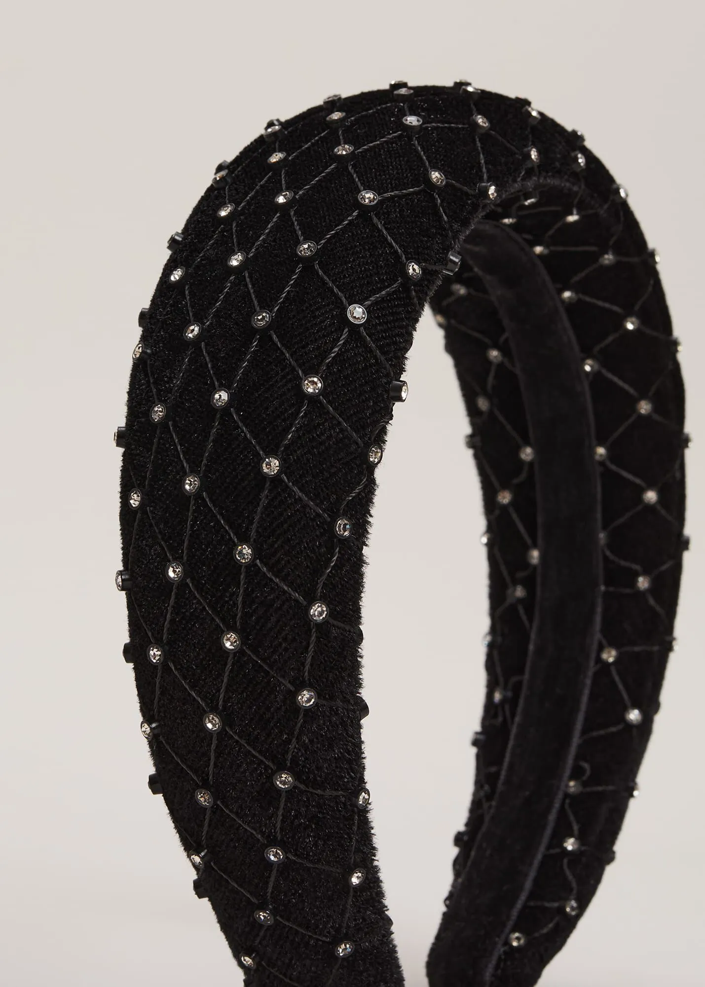 Black Embellished Headband