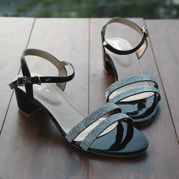 Black Heel Sandal for women