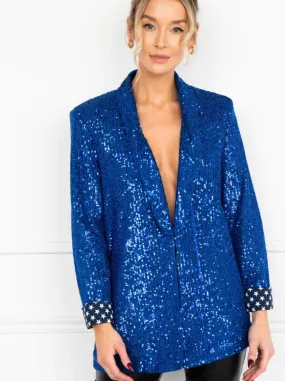 BLAZE SEQUIN BLAZER