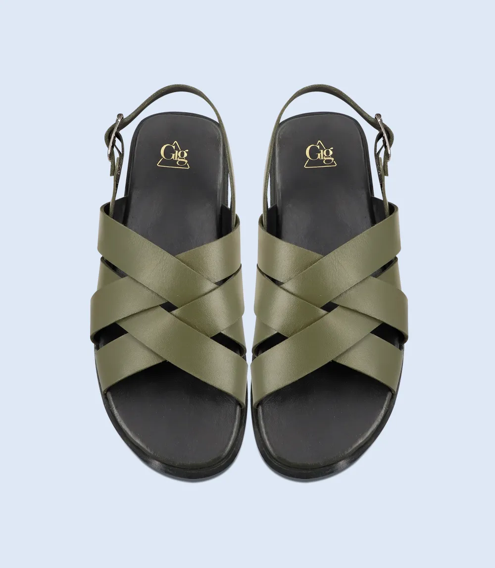 BM5590-OLIVE-Men Sandal