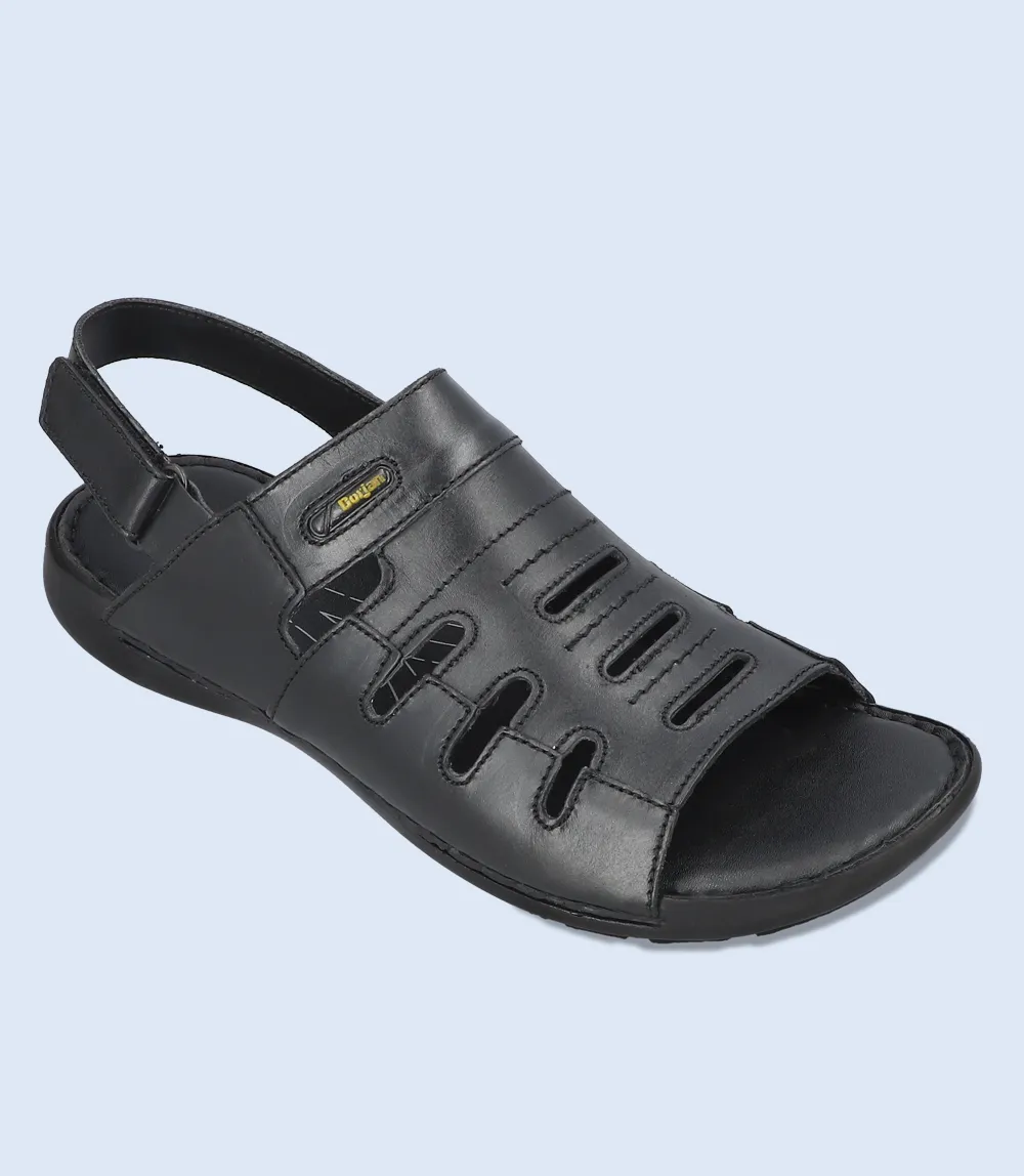 BM5744-BLACK-Men Casual Sandal