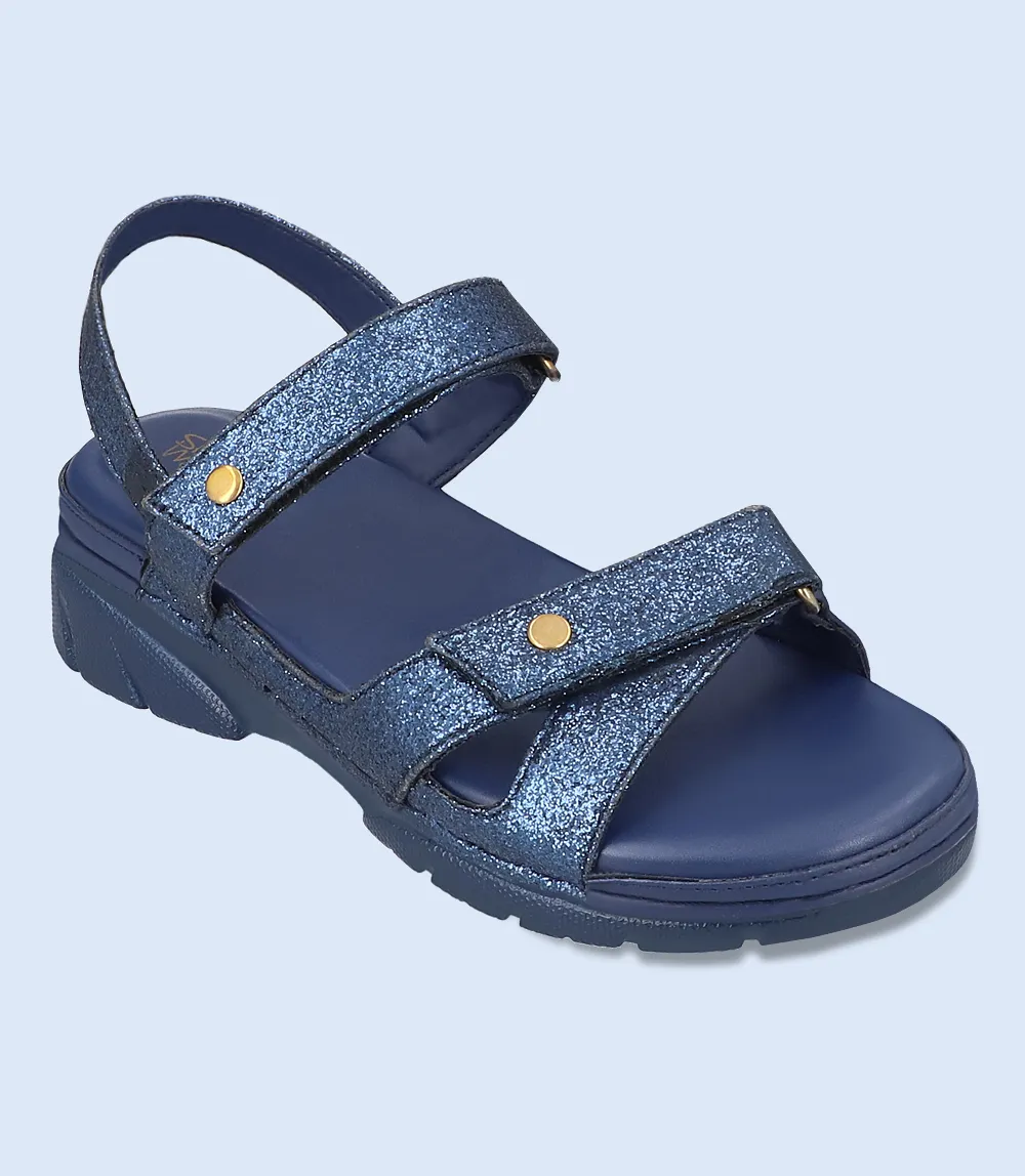 BW7919-NAVY-Women Comfort Sandal