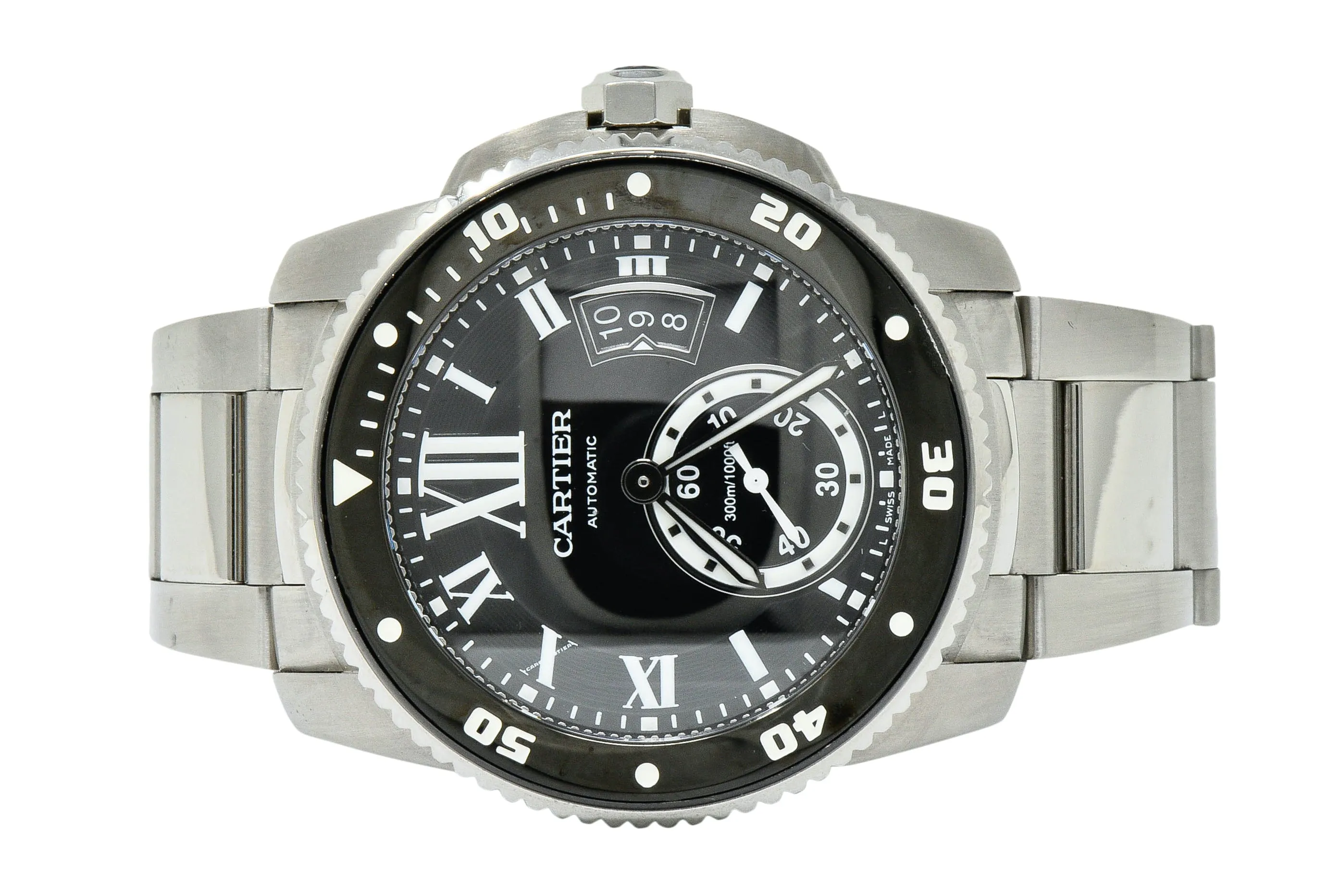 Cartier Calibre de Cartier Diver Stainless Steel Automatic Men's Watch W7100057