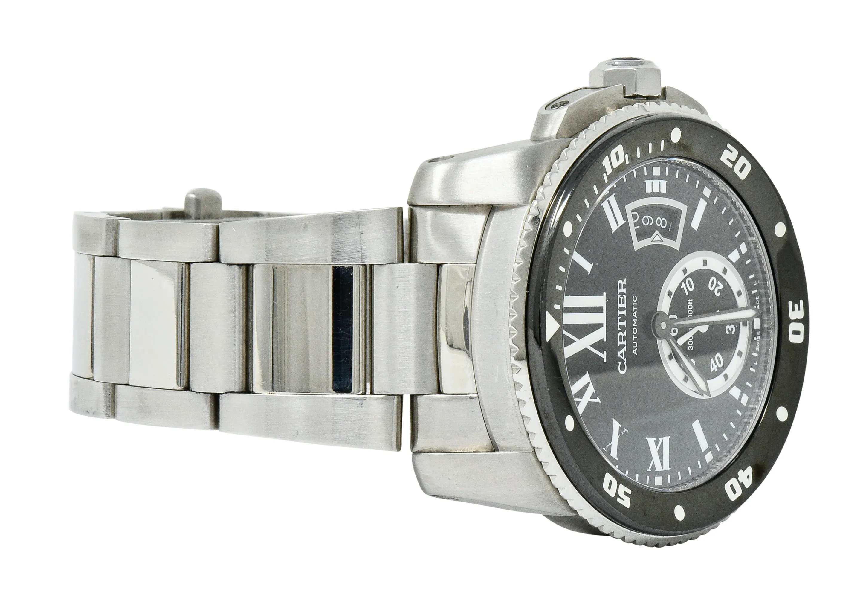 Cartier Calibre de Cartier Diver Stainless Steel Automatic Men's Watch W7100057