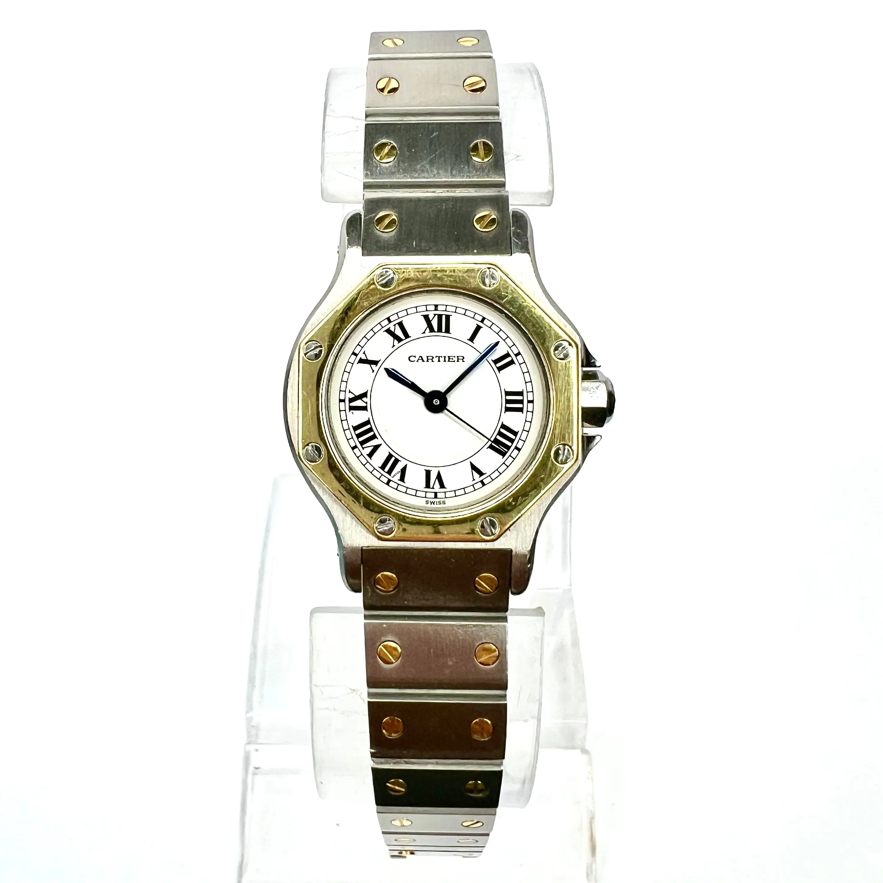 CARTIER SANTOS OCTAGON 25mm Automatic 2 Tone Watch