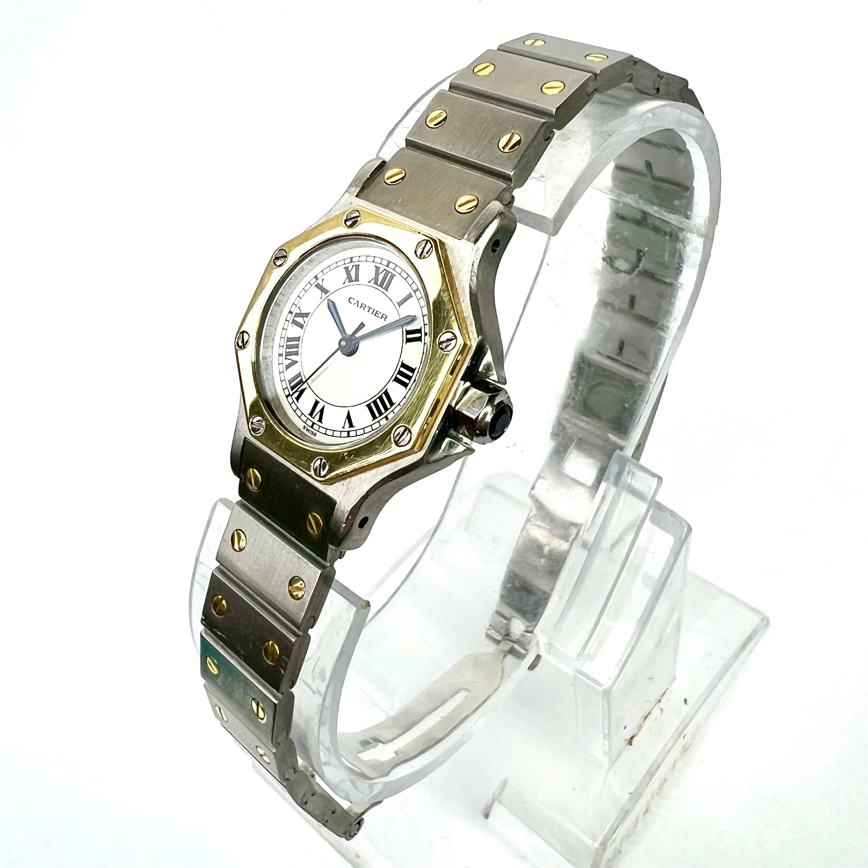 CARTIER SANTOS OCTAGON 25mm Automatic 2 Tone Watch