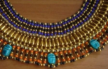 Cleopatra Egyptian Collar Necklace Design Costume Accessories Halloween