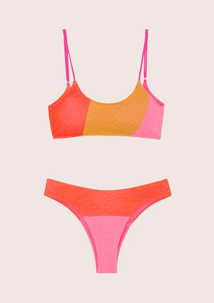 Costume bikini top e slip americano fisso ethos