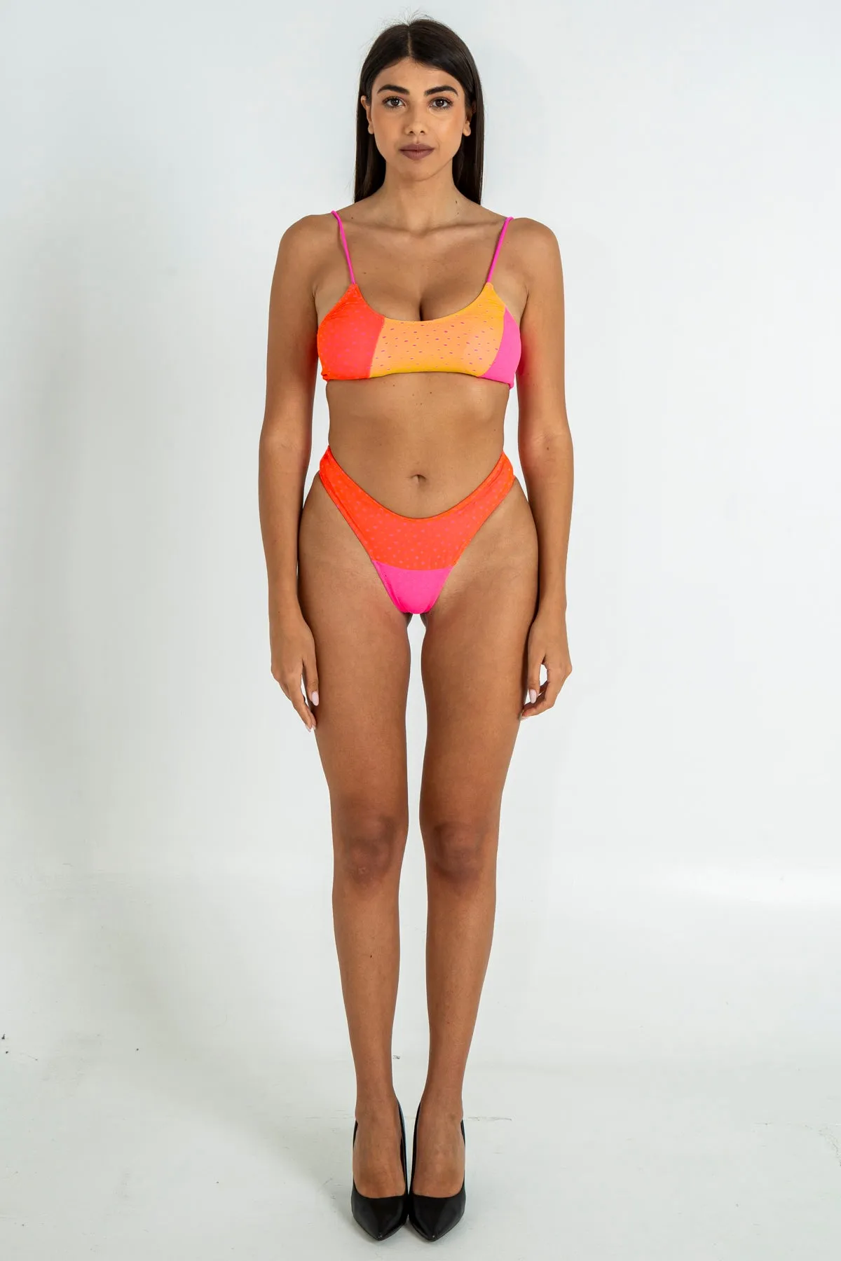 Costume bikini top e slip americano fisso ethos