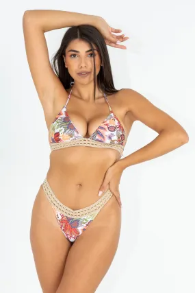 Costume bikini triangolo e slip americano fisso