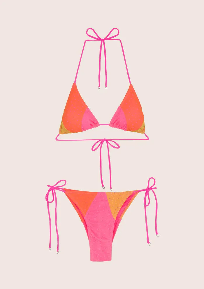 Costume bikini triangolo e slip laccetti ethos