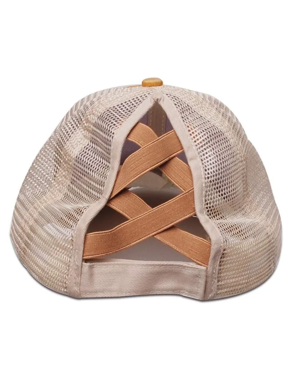 Criss Cross Ponytail Hat