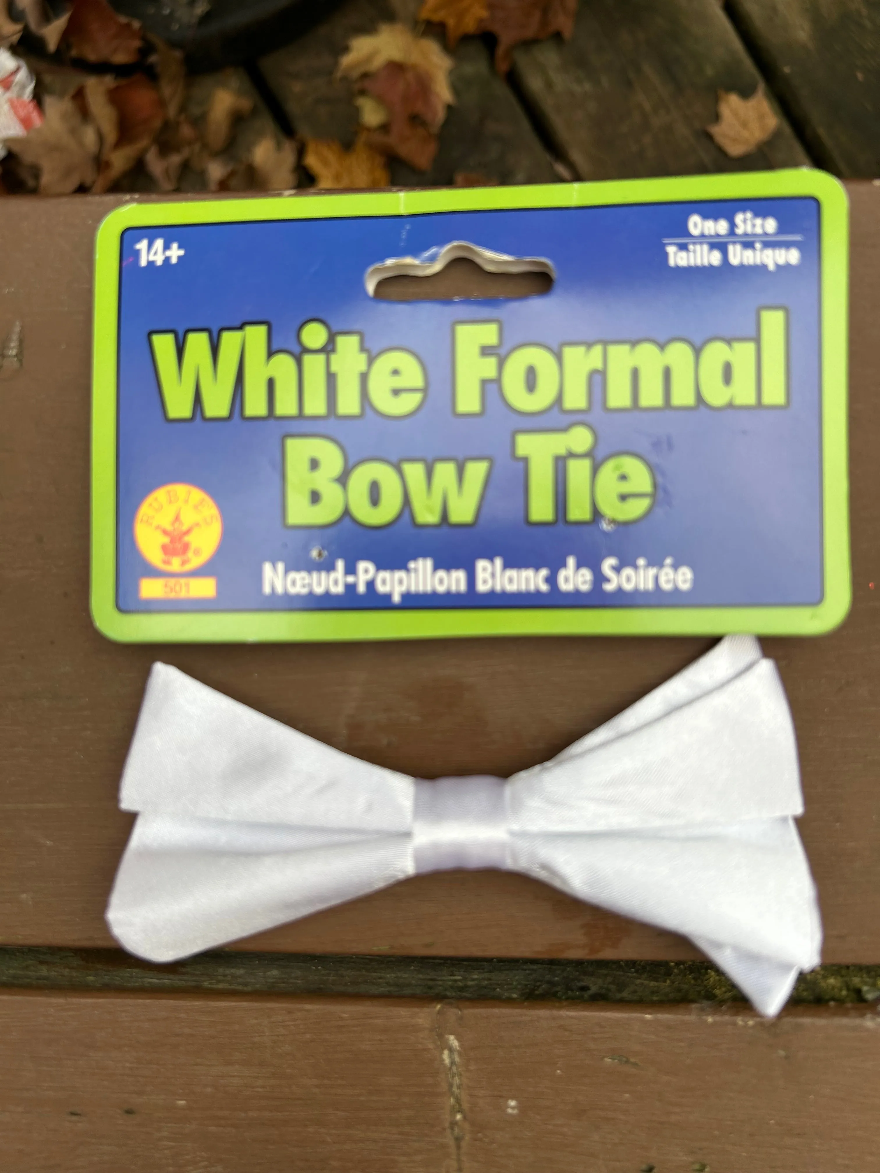 Deluxe White Gangster  and Bow Ties