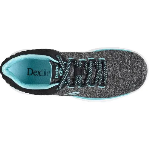 Dexter Womens Elin Grey/Teal Bowling Shoes