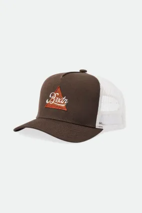 Earlston Netplus MP Trucker Hat - Dark Earth/Off White