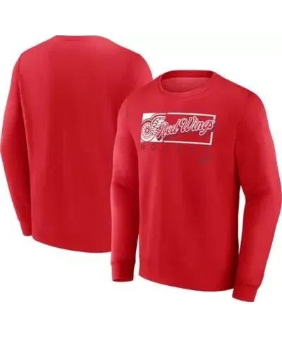 Fanatics Men's NHL Fanatics Detroit Wings Focus Fleece Pullover Sweatshirt