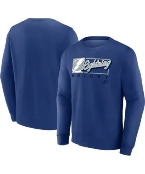 Fanatics Men's NHL Fanatics Tampa Bay Lightning Focus Fleece Pullover Sweatshirt