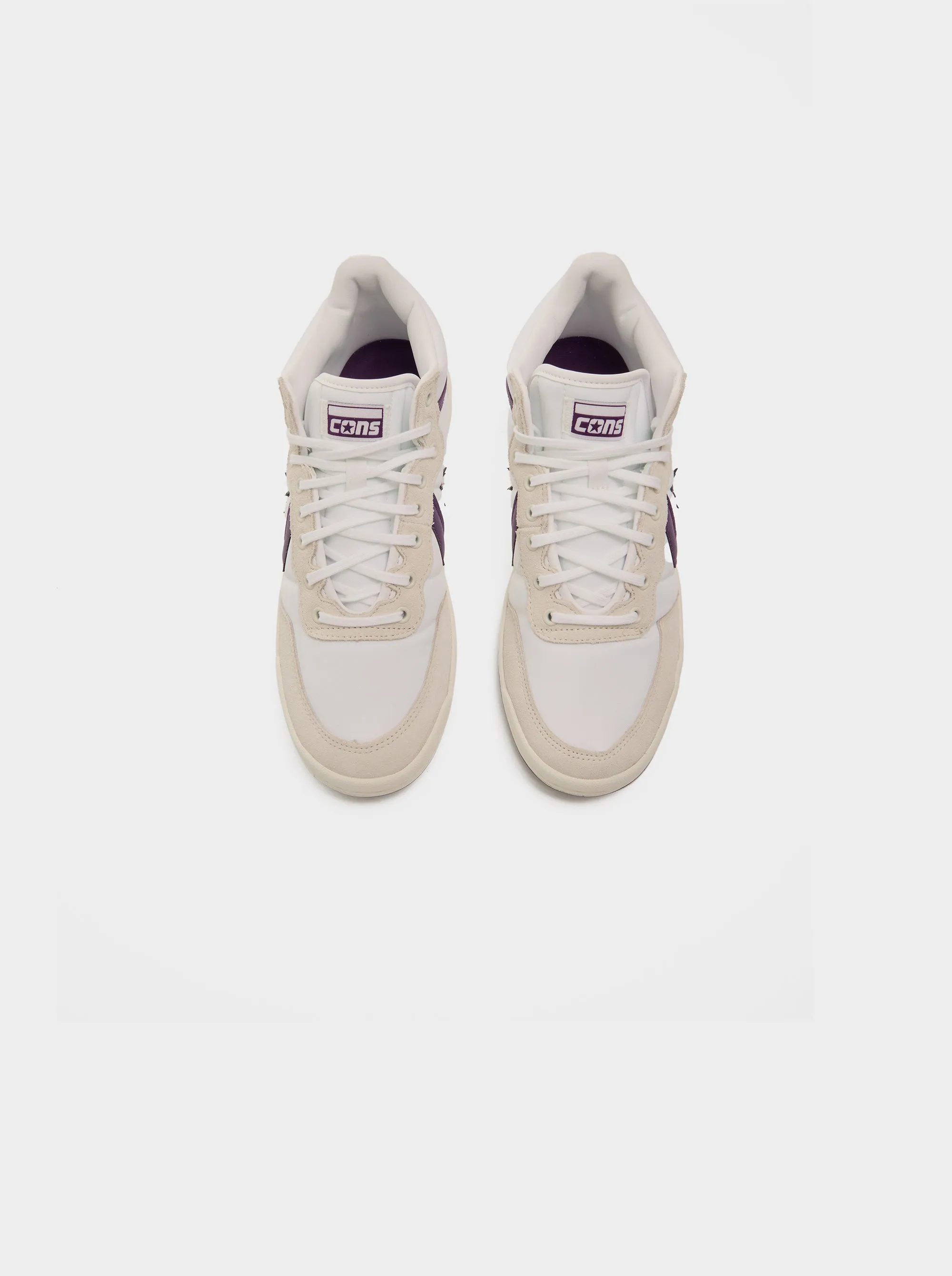 Fastbreak Pro Mid, White / Purple