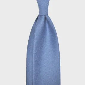 F.Marino Handmade Wool Tie 3-Fold Sky Blue