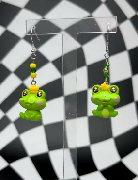 FROG PRINCE EARRINGS