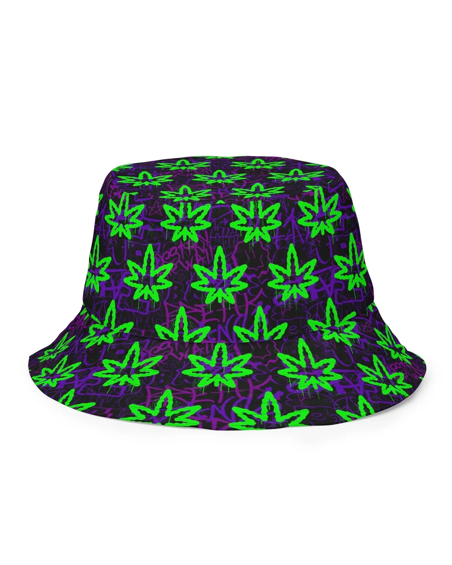 Ganja Graffiti Reversible Bucket Hat