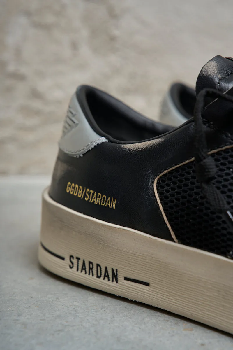 GOLDEN GOOSE Sneakers uomo Stardan con stella argento