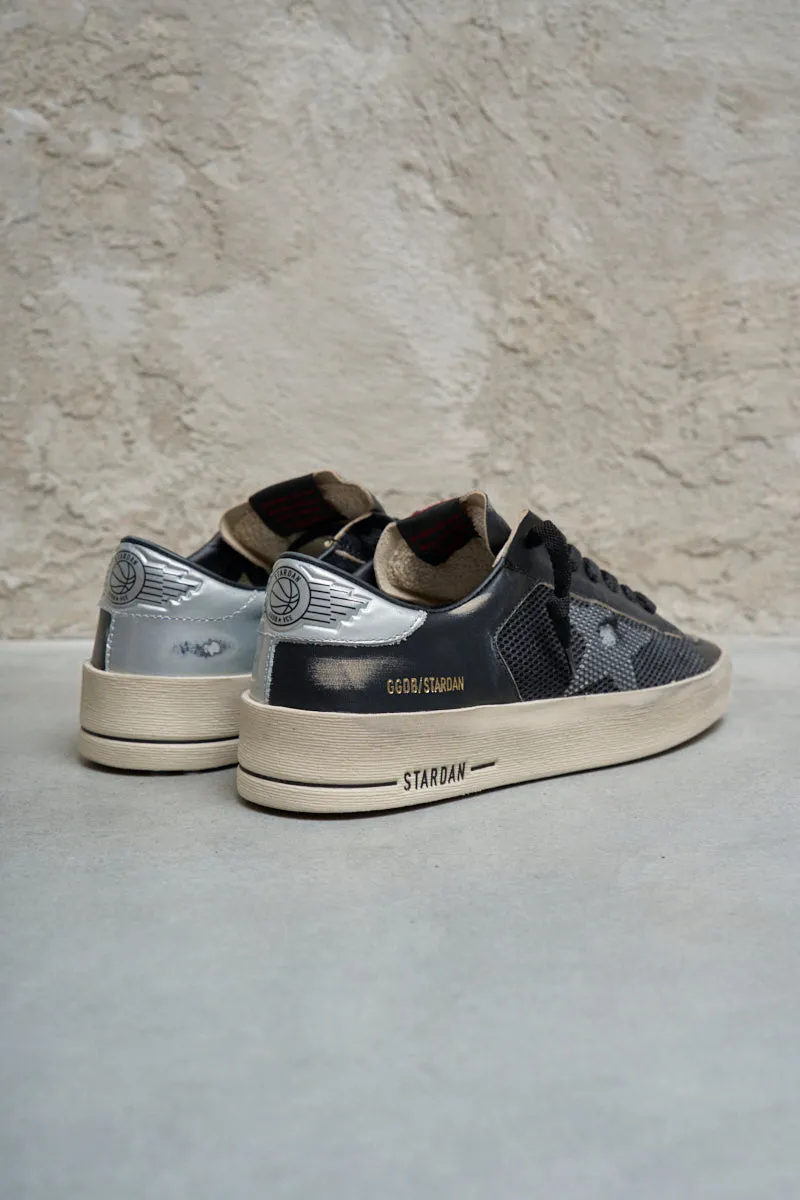 GOLDEN GOOSE Sneakers uomo Stardan con stella argento