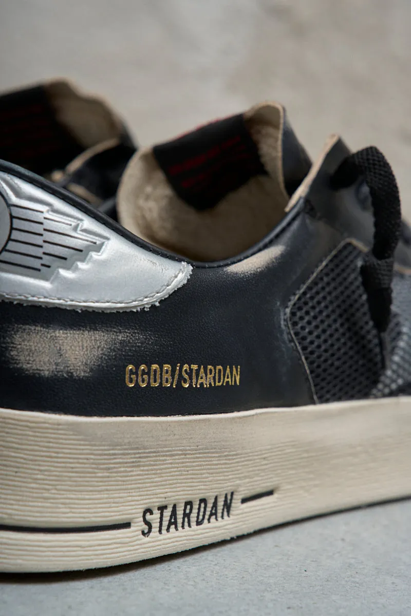 GOLDEN GOOSE Sneakers uomo Stardan con stella argento