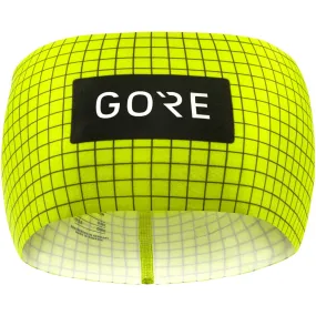 GOREWEAR - Grid Headband neon yellow black