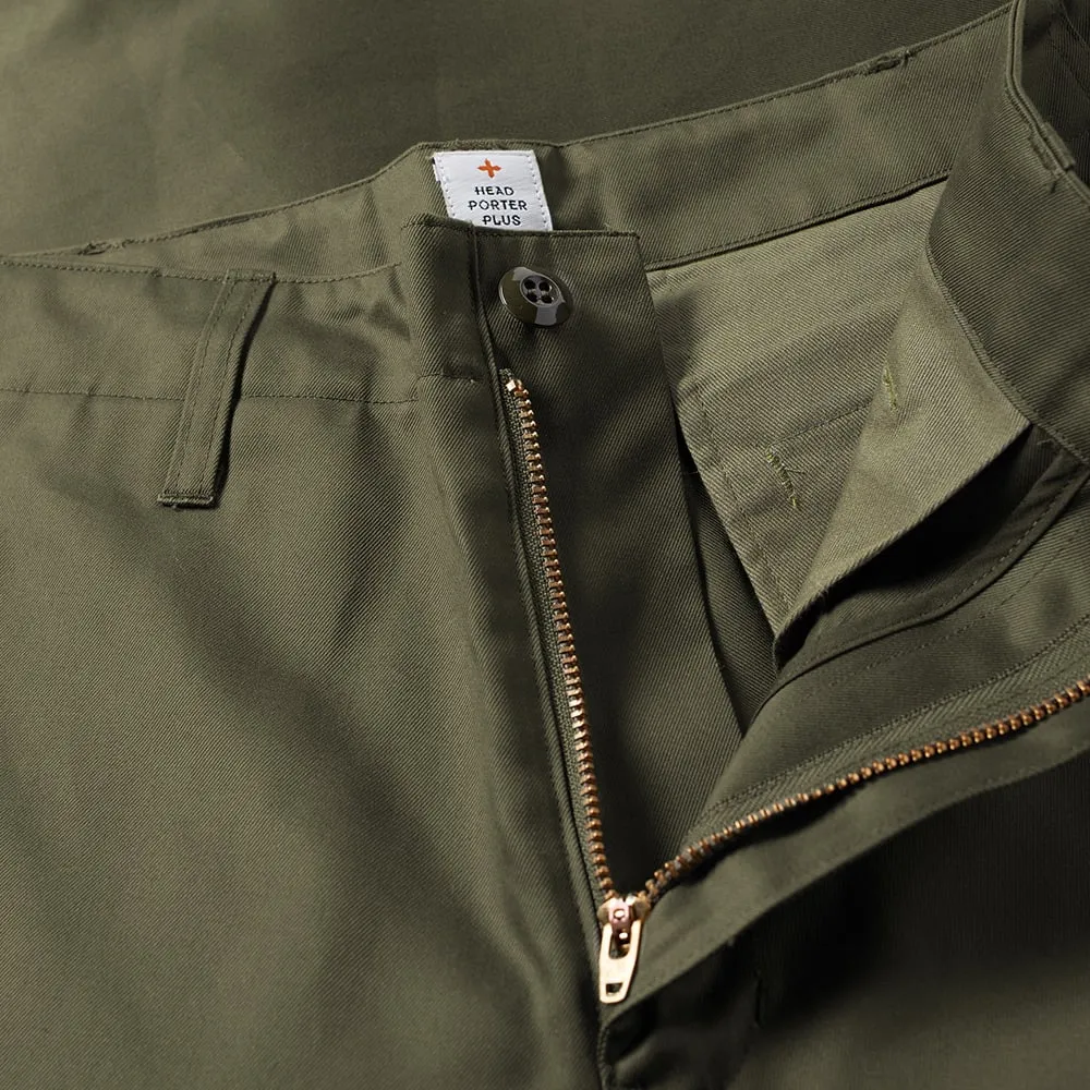 Head Porter Plus Chino PantKhaki