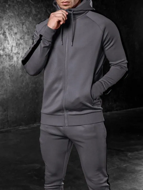 Hooded Fitness Men Tracksuit