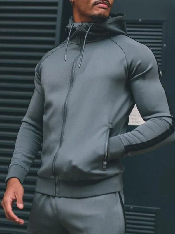 Hooded Fitness Men Tracksuit