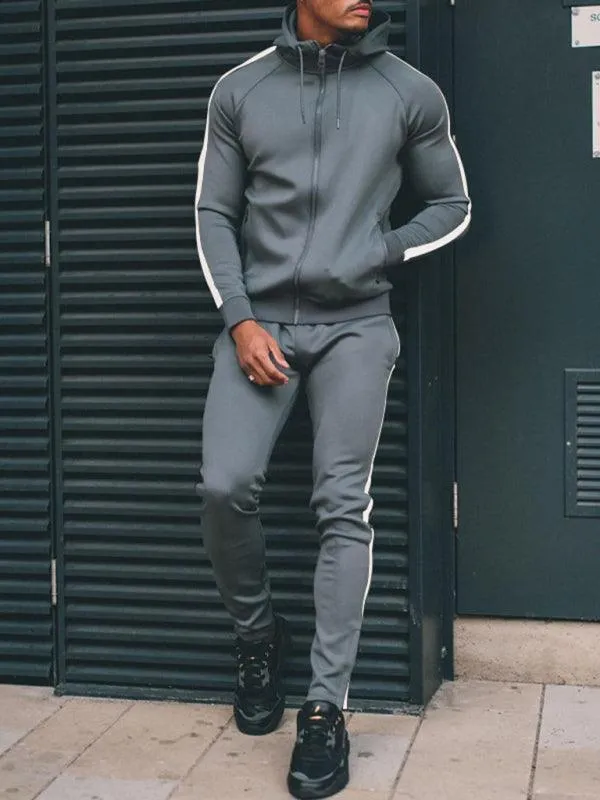 Hooded Fitness Men Tracksuit