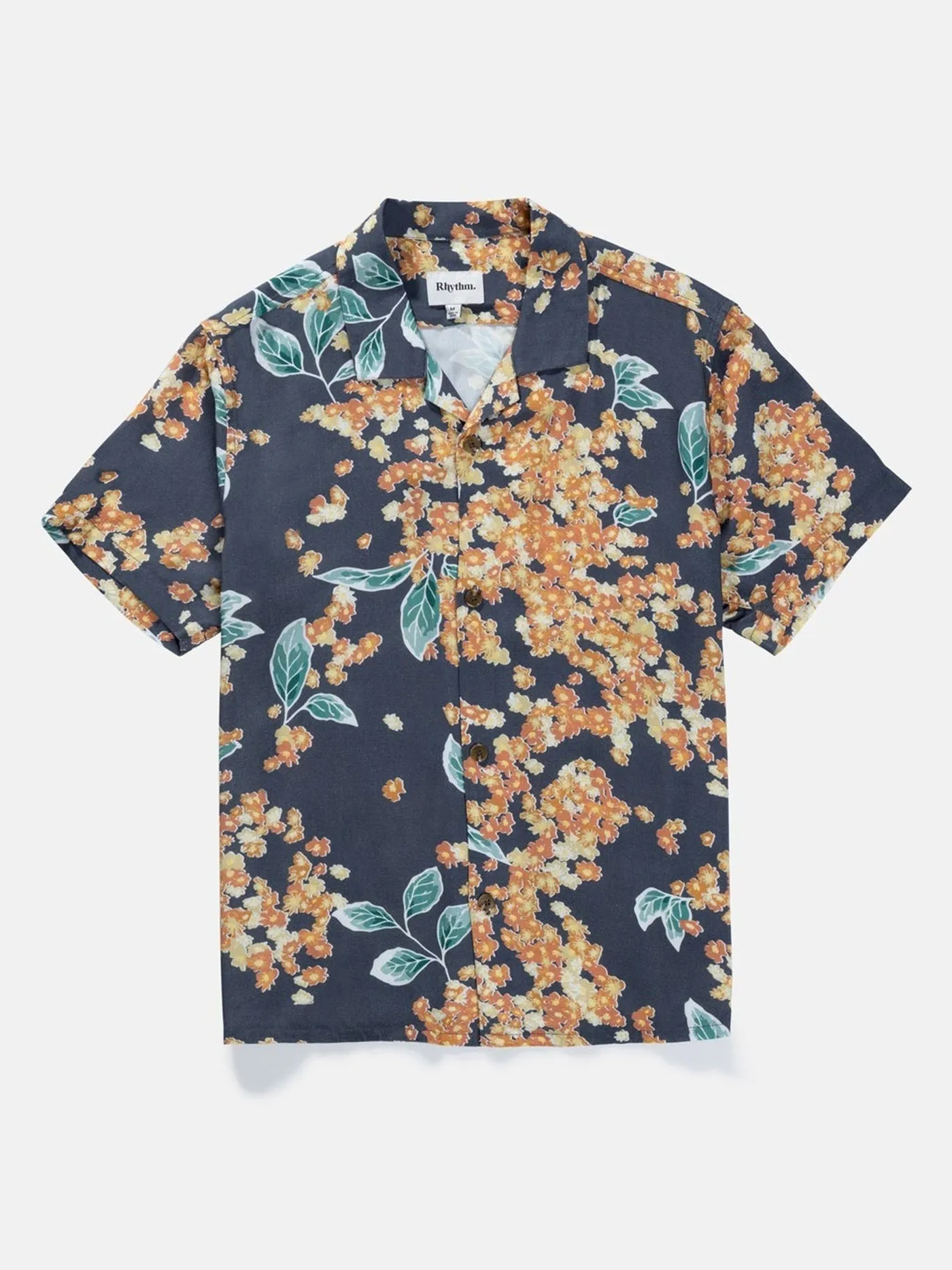 Isle Floral Cuban Short Sleeve Buttondown Shirt