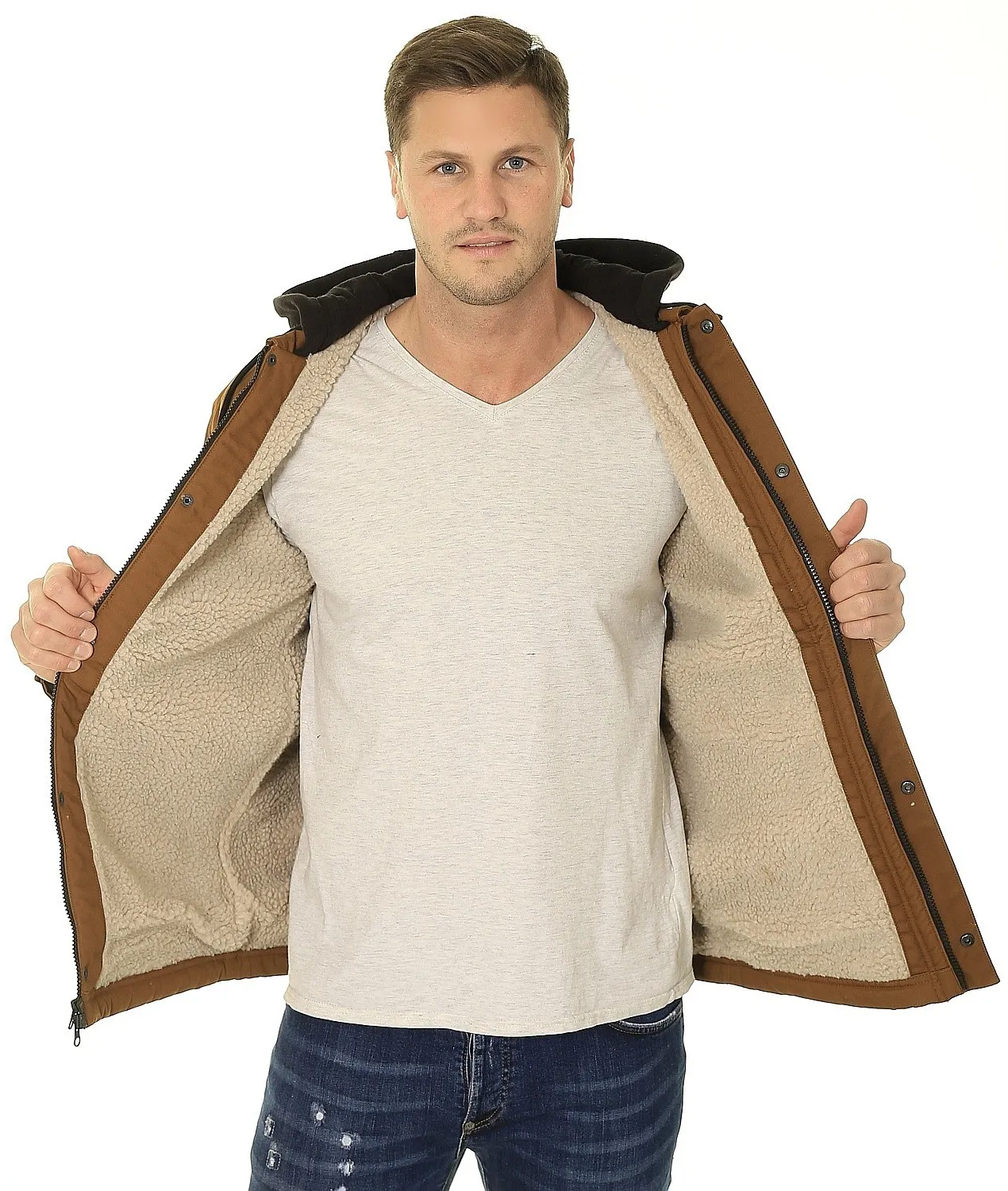 jacket Fox Mercer - Nutmeg - men´s