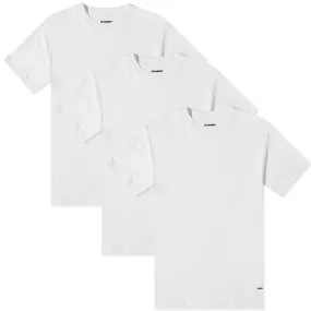 Jil Sander Plus Regular Fit T-Shirt - 3 PackWhite