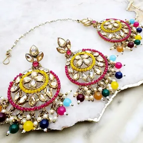 Larina Earrings & Tikka