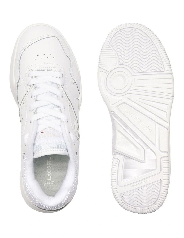 Lineshot Signature Heel Leather Sneaker in White