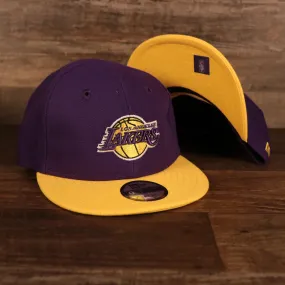 Los Angeles Lakers My 1st 9Fifty Baby Snapback Hat | Purple/Yellow