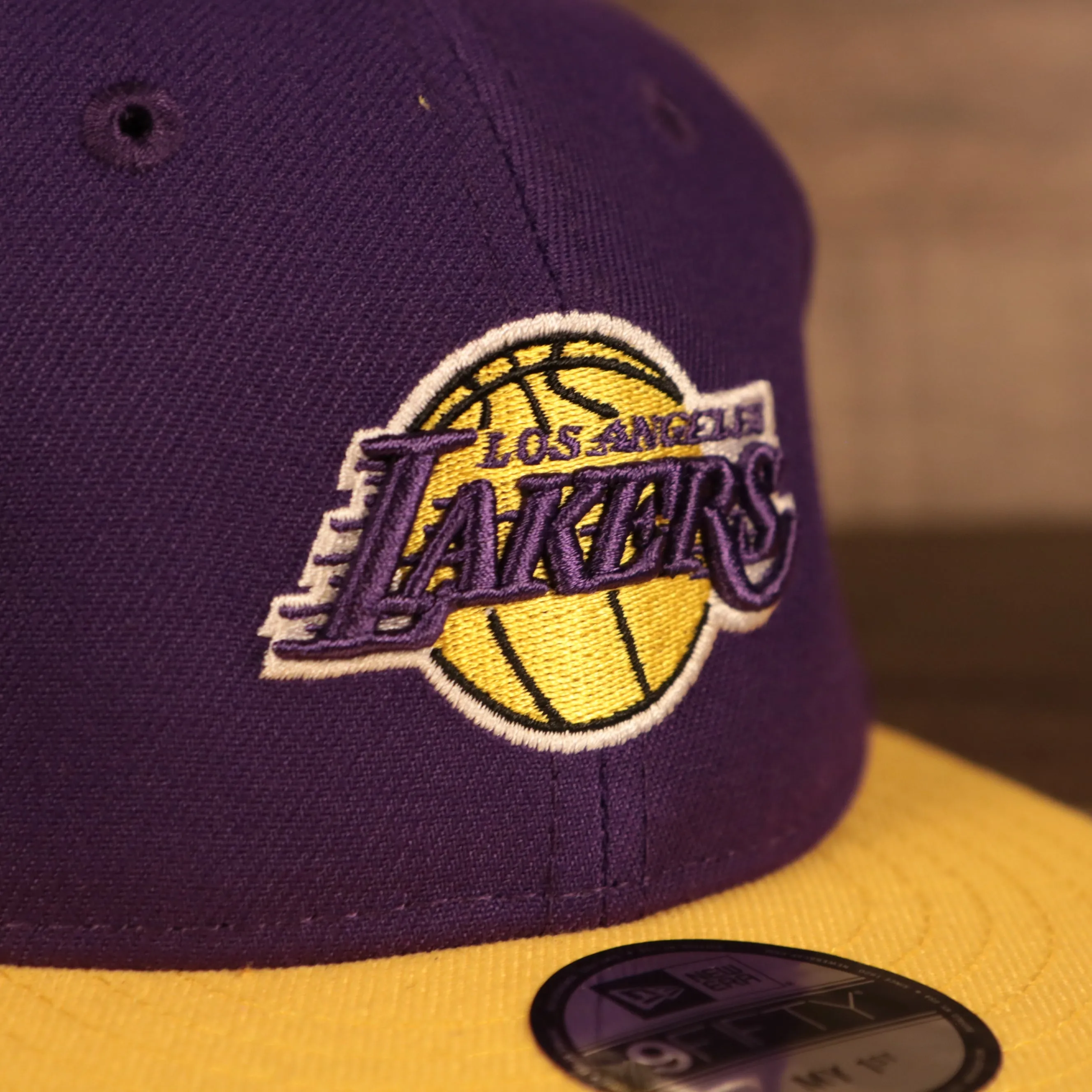 Los Angeles Lakers My 1st 9Fifty Baby Snapback Hat | Purple/Yellow