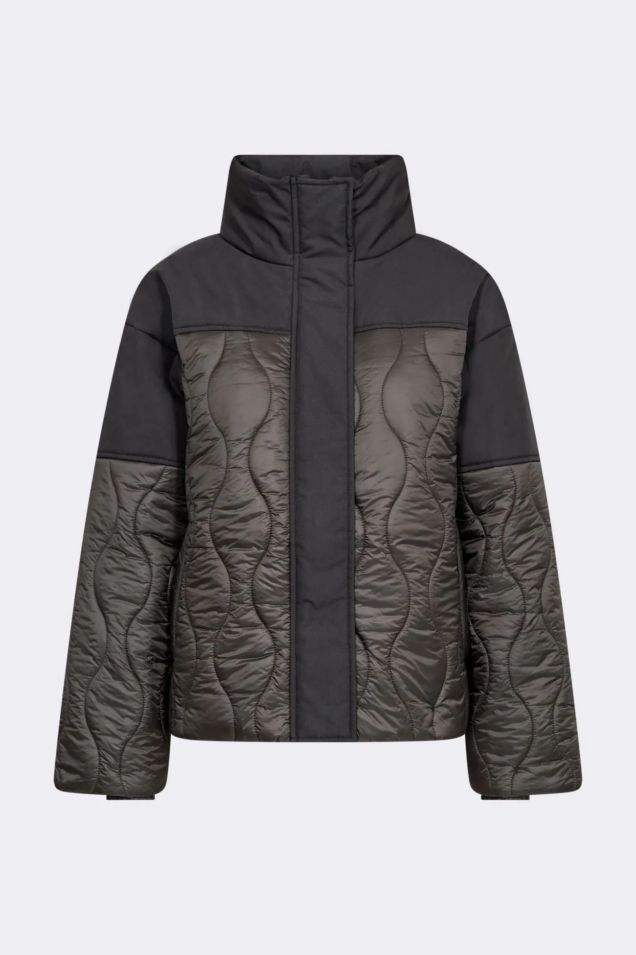 LR-Holly 4 Short Quilted Coat Black