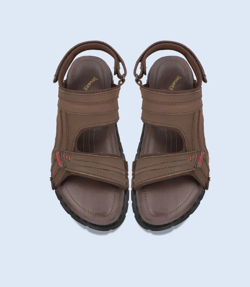 M7606-DARKBROWN-Men Sandal